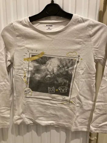 T-shirt manches longues fille 6 ans