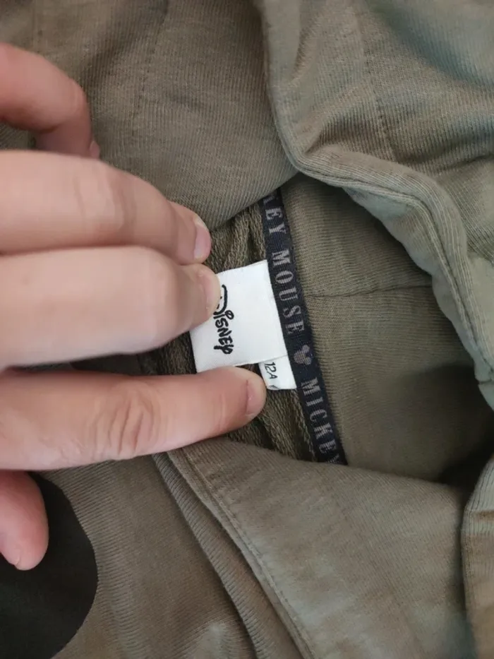 Sweat Disney Mickey kaki 12 ans - photo numéro 3