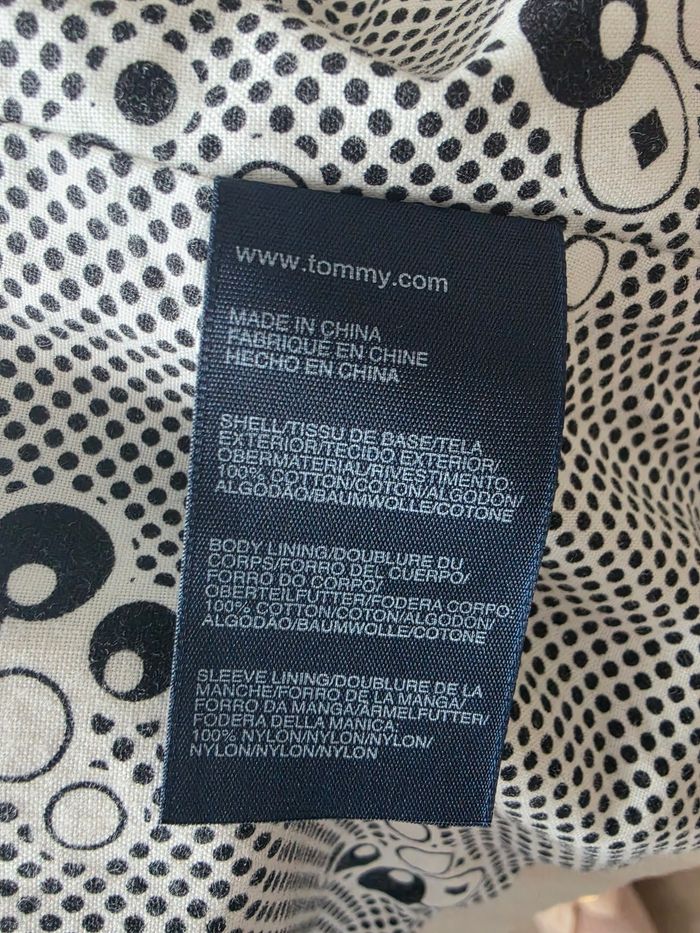 Veste courte tommy hilfiger taille M - photo numéro 6