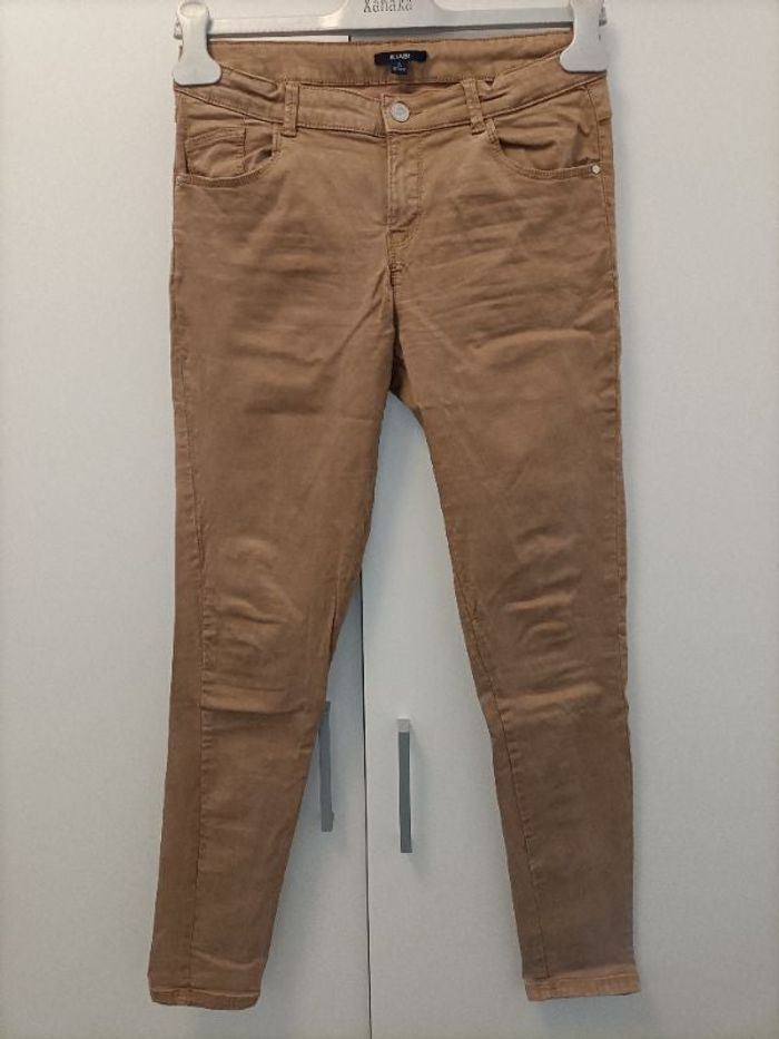 Pantalon skinny marron
