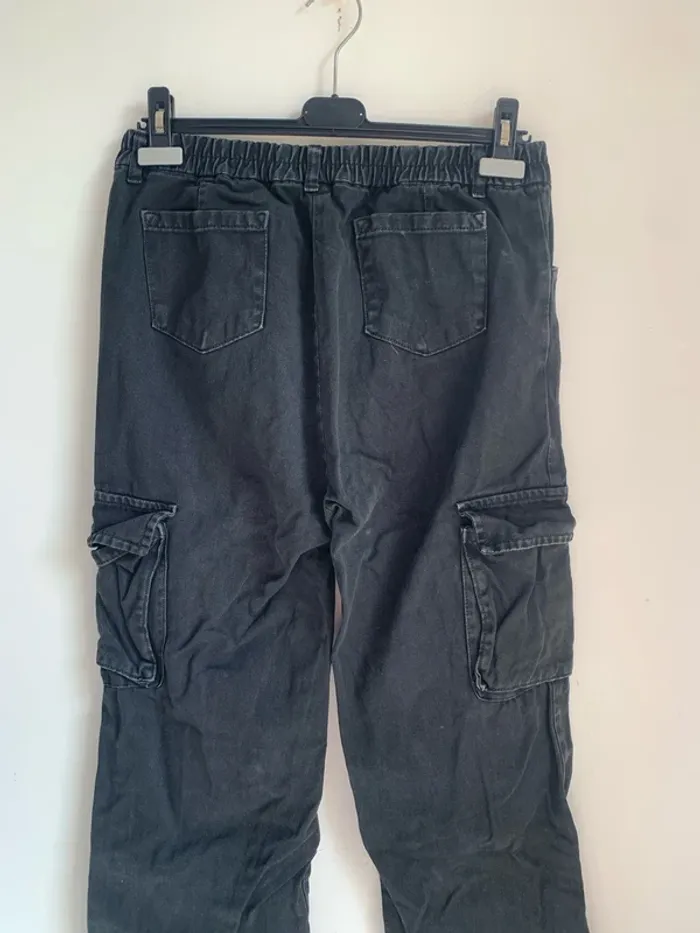 Jean noir cargo - photo numéro 4