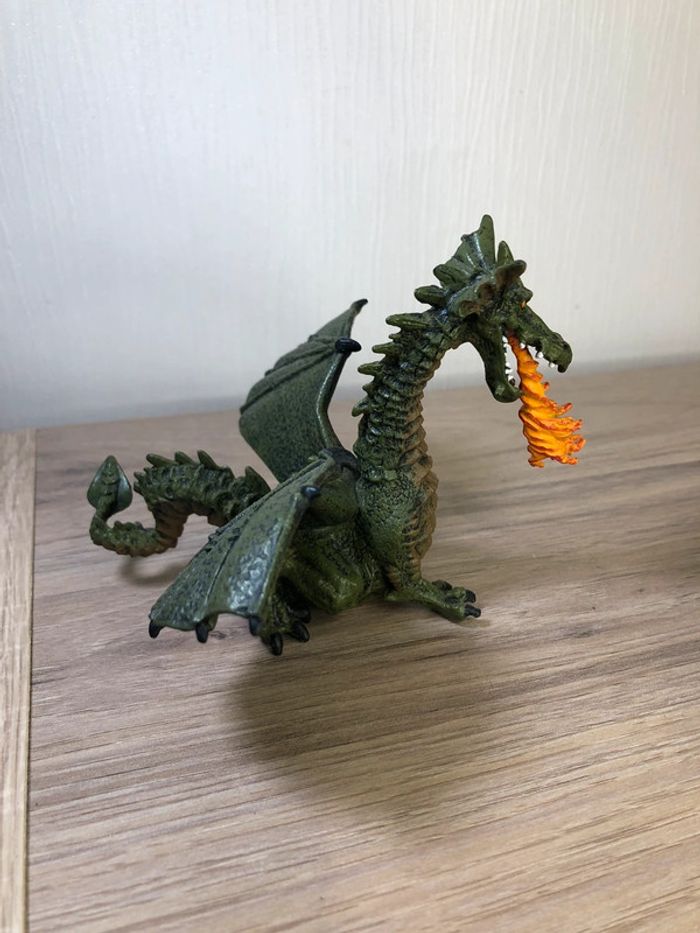 Créature figurine Papo mythique légendaire fantasy dragon vert - photo numéro 2