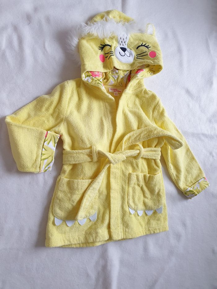 Peignoir jaune petite lionne - 2/3A - Du Pareil au Même