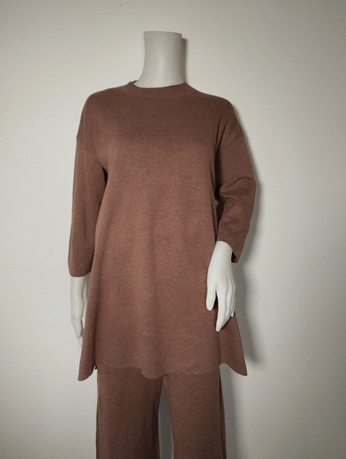 Ensemble brun muscade taille 38 - photo numéro 3