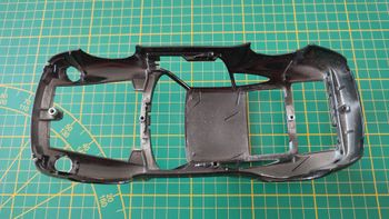 Carcasse carrosserie pièce détachée miniature Bburago burago Porsche 911 Carrera 1993 noir 1/18 1/18