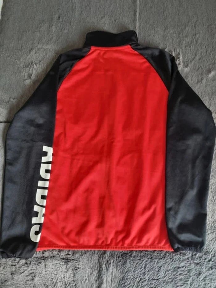 Veste zippé Adidas rouge, 11/12 ans Enfant - photo numéro 3
