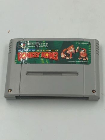 Jeu vidéo Super Donkey Kong sur console Nintendo Super Famicom