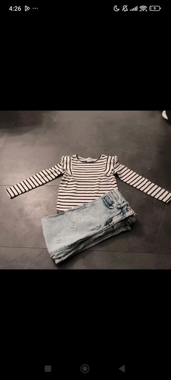 Ensemble Jean mariniere