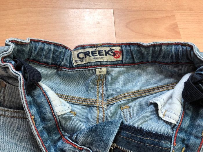 Beau jean bleu Creeks T. 8 ans garçon TBE - photo numéro 5
