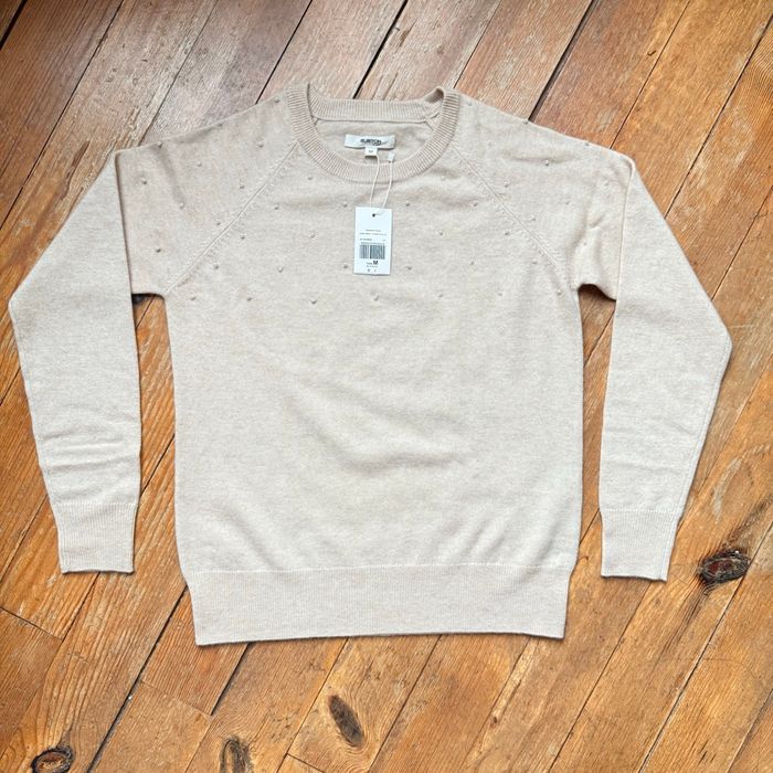 Magnifique pull Burton en cachemire avec des perles - photo numéro 2