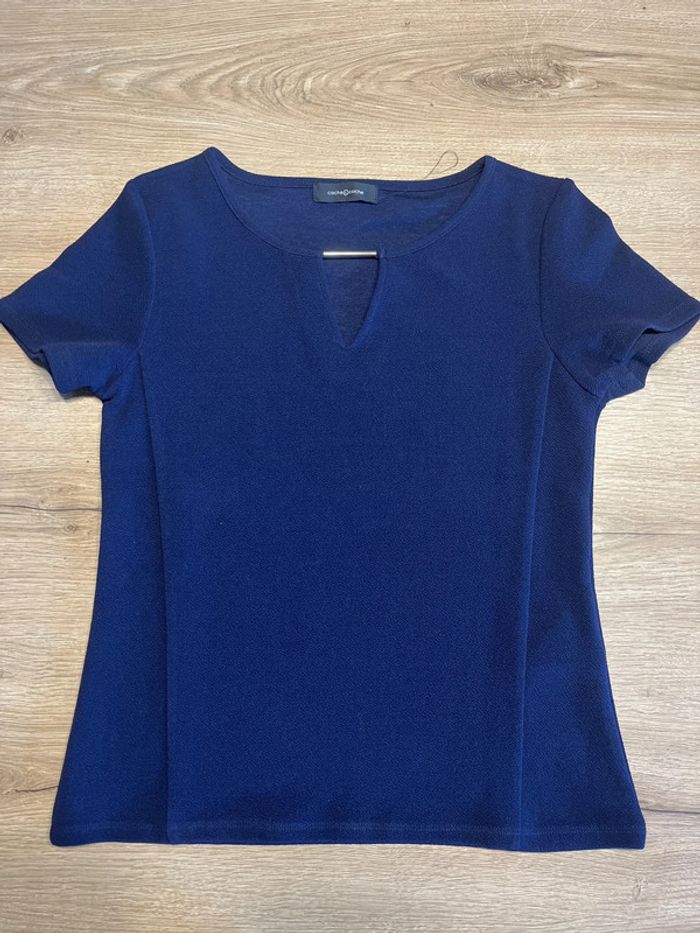 Haut, tee shirt, maillot, tee shirt manches courtes, femme taille 36 - photo numéro 2