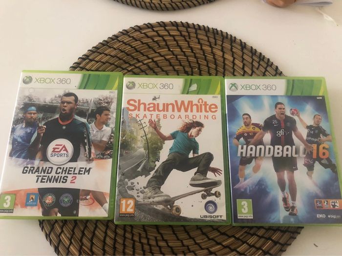 3 jeux de sport sur Xbox 360
