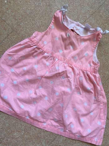 Robe rose a point blanc