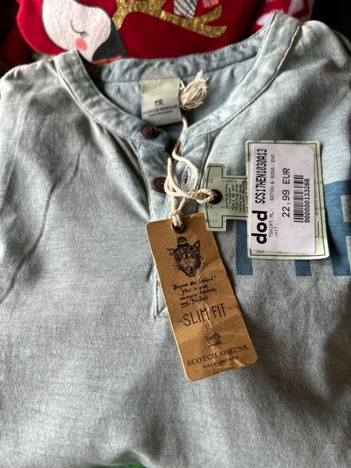T-shirt manches longues 8 ans garçon Scotch & Soda - photo numéro 7