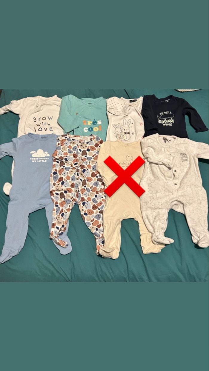 Lot de pyjamas 3 mois