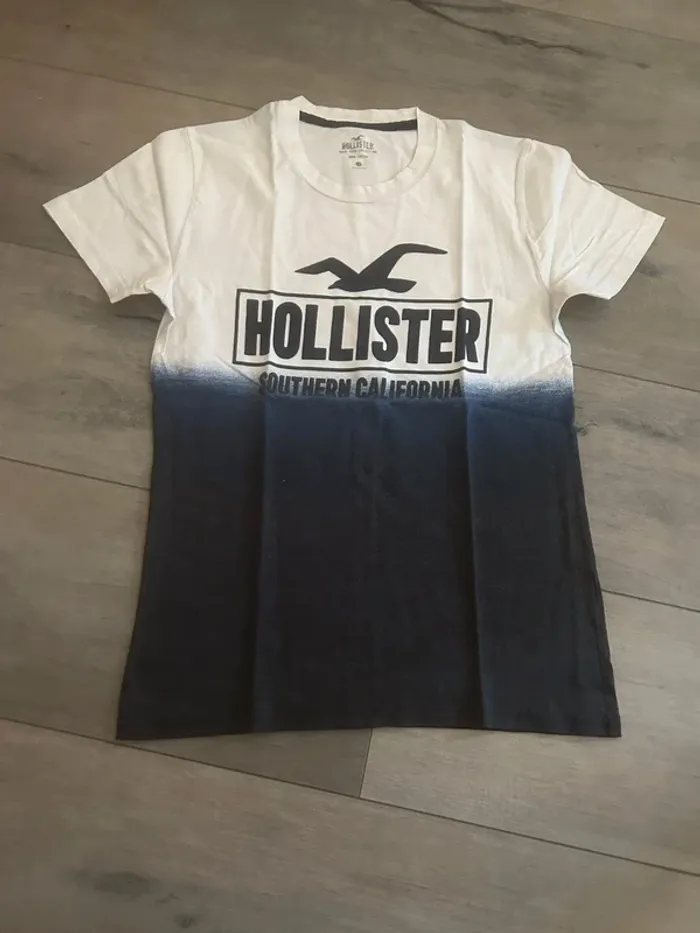 Tee-shirt Hollister xxs bleu