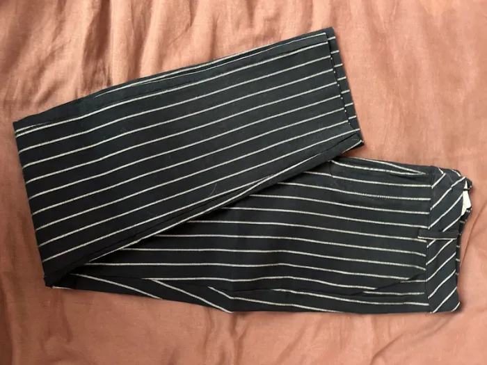 pantalon habillé à rayure