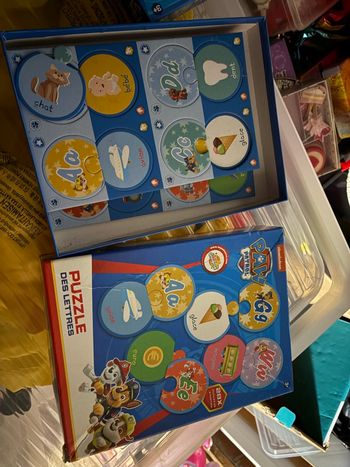 Jeu puzzle des lettres pat patrouille 