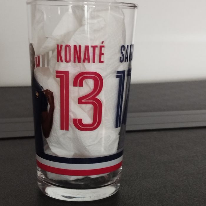 Verre de collection joueurs équipe de France - photo numéro 2