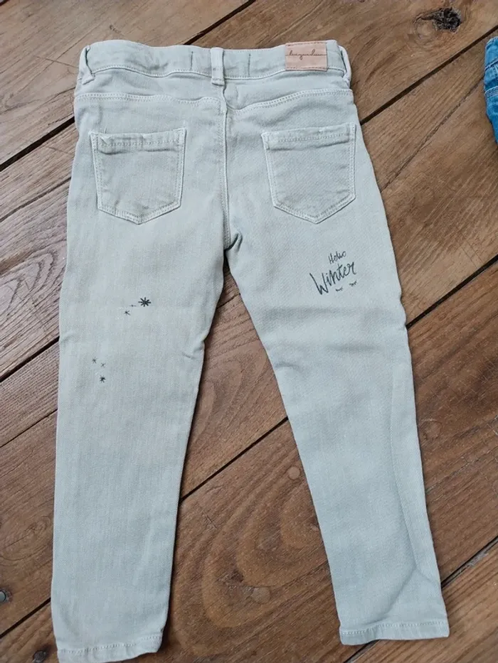 Lot 2 jeans zara 2-3 ans - photo numéro 3