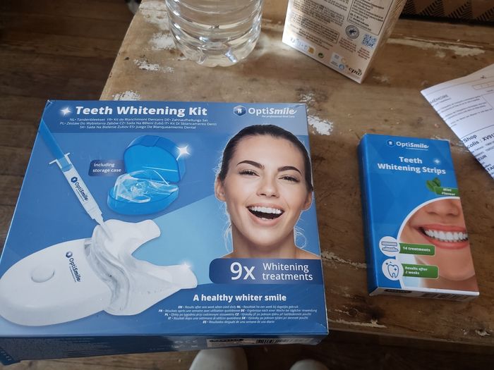 Kit lot blanchissement dentaire