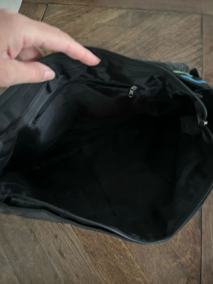 Sac cartable rayures multicolores - photo numéro 4