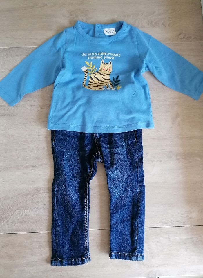 Ensemble jean/tee shirt - photo numéro 2