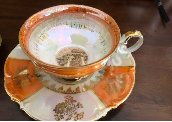 Jolis tasse et assiette Vintage