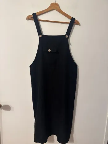 Robe salopette noire SHEIN – Taille L