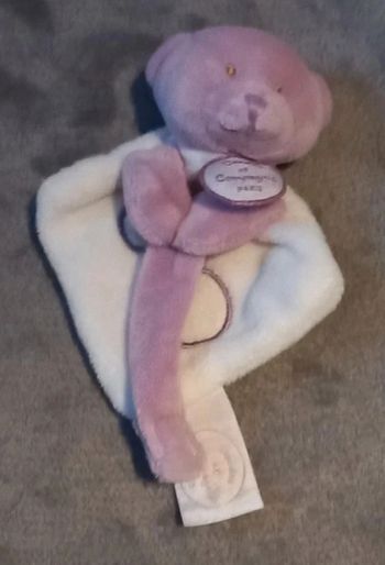 Doudou ours avec mouchoir Doudou et compagnie