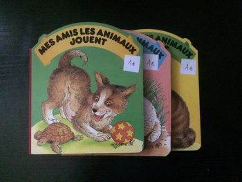 Livres cartonnées animaux