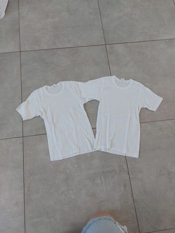Lot de 2 maillots de corps Tissaïa neuf