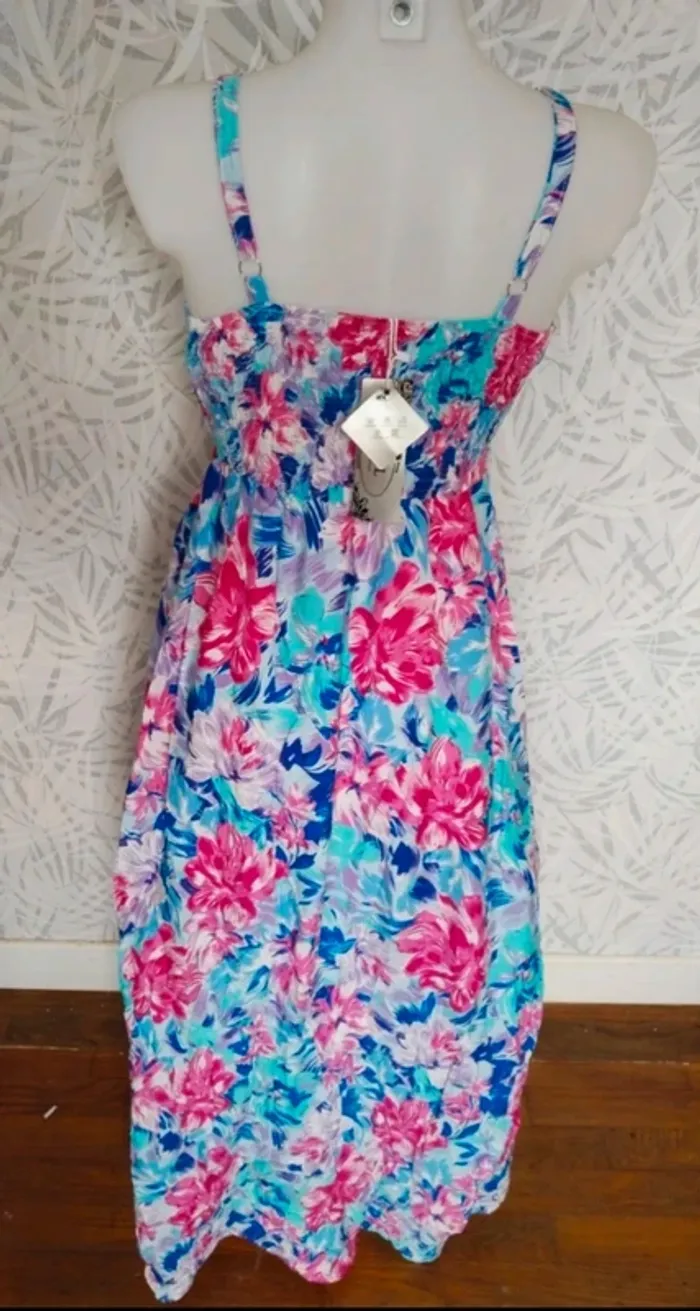 Sublime robe longue d'été femme taille 40 42 L XL - photo numéro 7