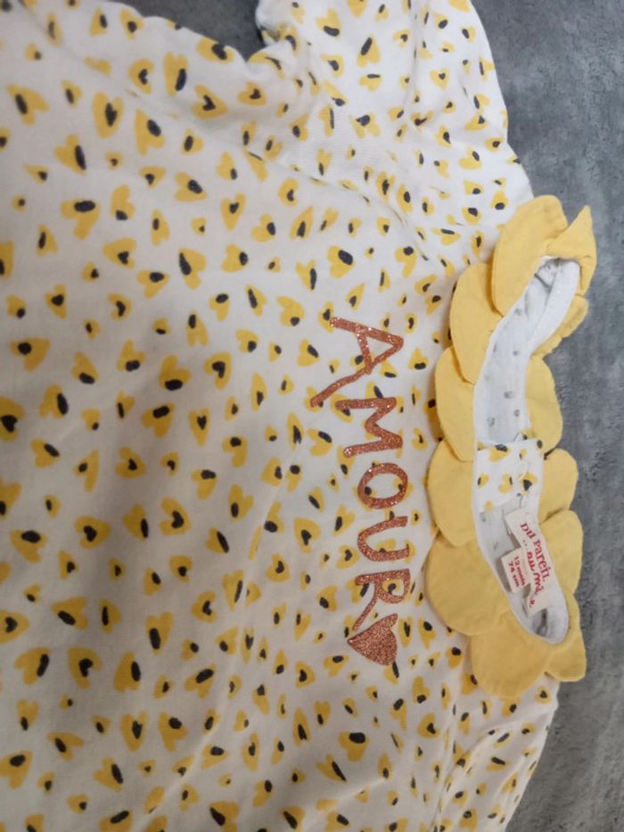 Tee shirt manche longue dpam 12 mois - photo numéro 3