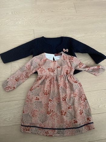 Robe + gilet assorti