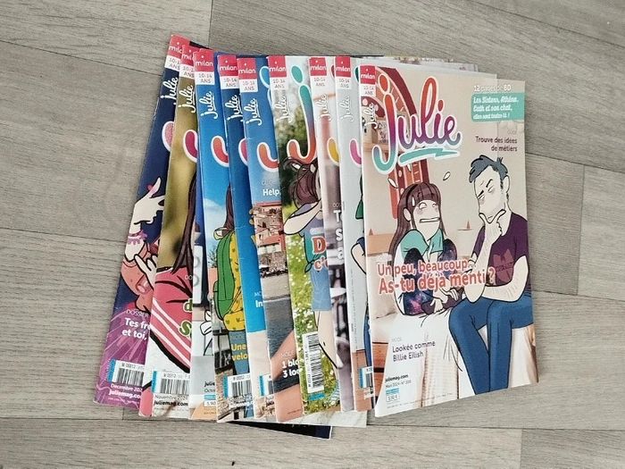Lot de 10 magazines Julie années2024 L092  7608945354 - photo numéro 3