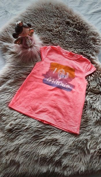 Robe rose fluo disney 3 mois