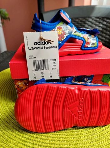 Sandale Rouge Marvel - Adidas, Avengers - Taille 21
