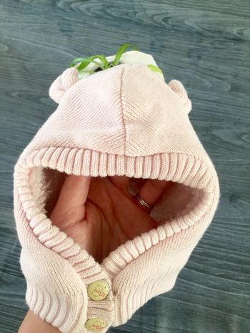 Bonnet cagoule sergent major 1/3 mois tbe