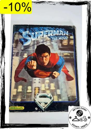 Superman The Movie - album collecteur de vignettes complet - ageducatifs - style PANINI