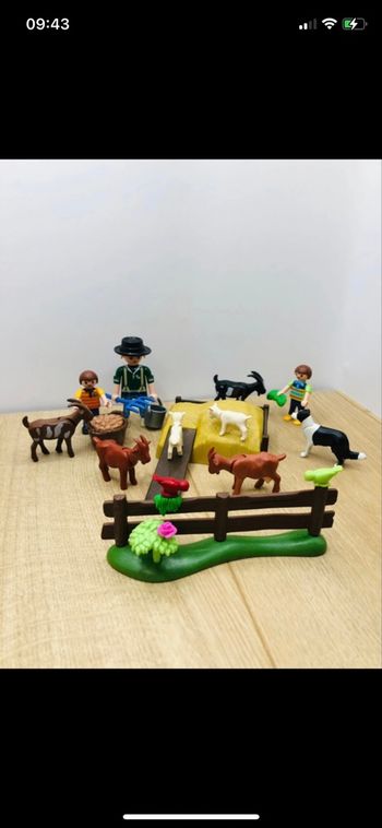 Élevage chèvres playmobil