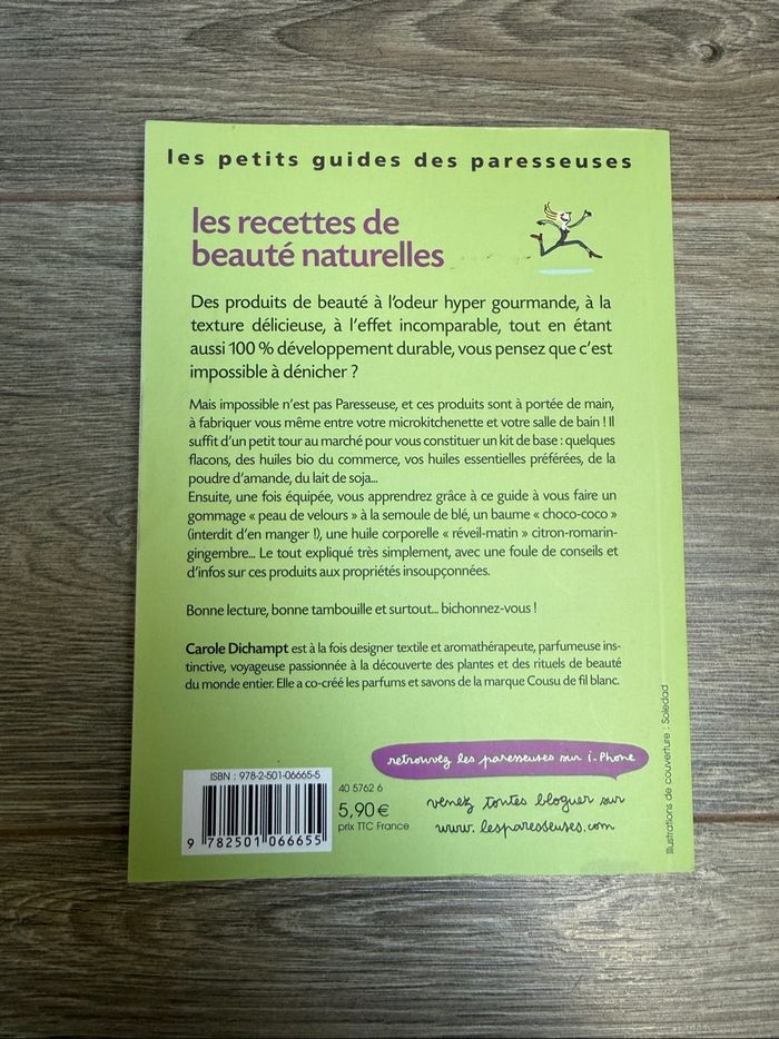 Livre les recettes de beauté naturelles des paresseuses - photo numéro 2