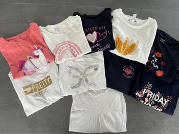 Lot de 10 tee-shirt à longues manches