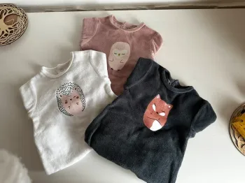 Lot 3 pyjama velours
