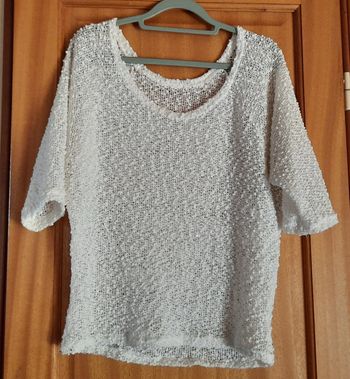 Pull d'été blanc, M