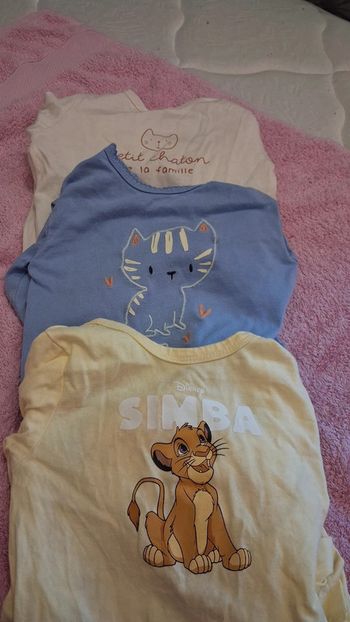 Lot pyjamas 9 mois