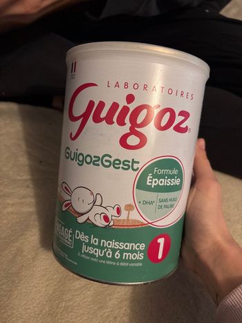 Lait infantiles Guigoz gest 