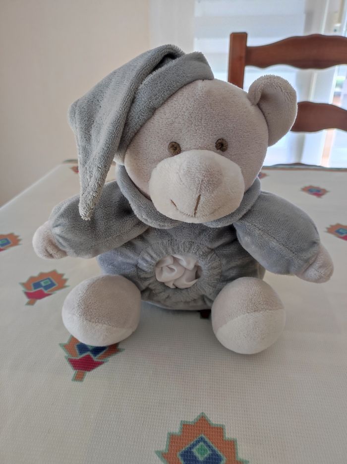 Peluche ours gris