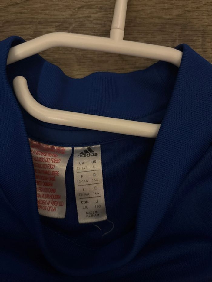 Authentique maillot de training Manchester United taille 14 ans Adidas - photo numéro 13