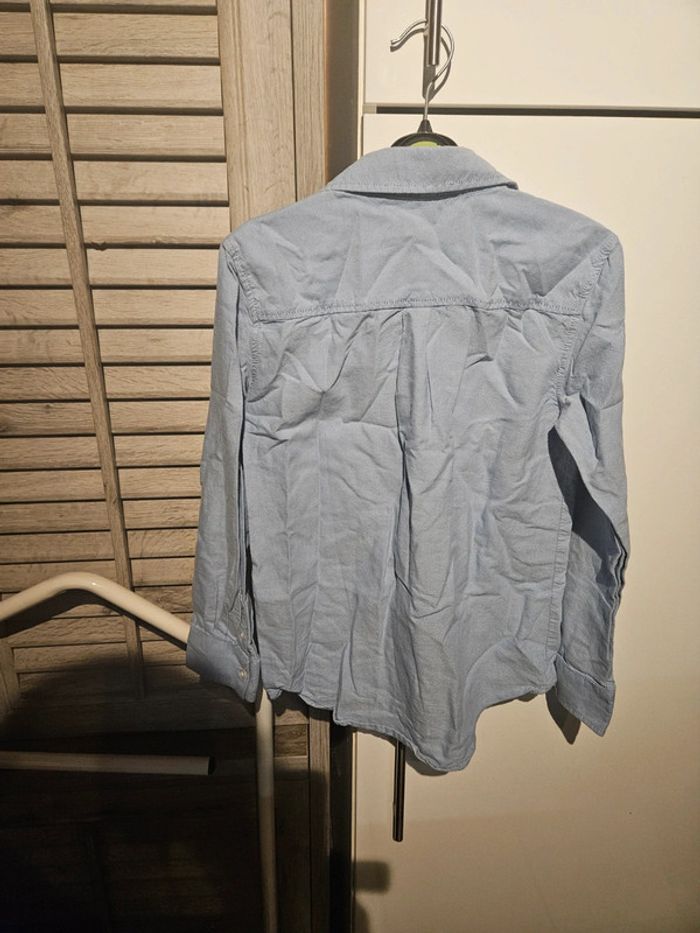 Chemise manche longue bleu Kiabi 10 ans - photo numéro 3